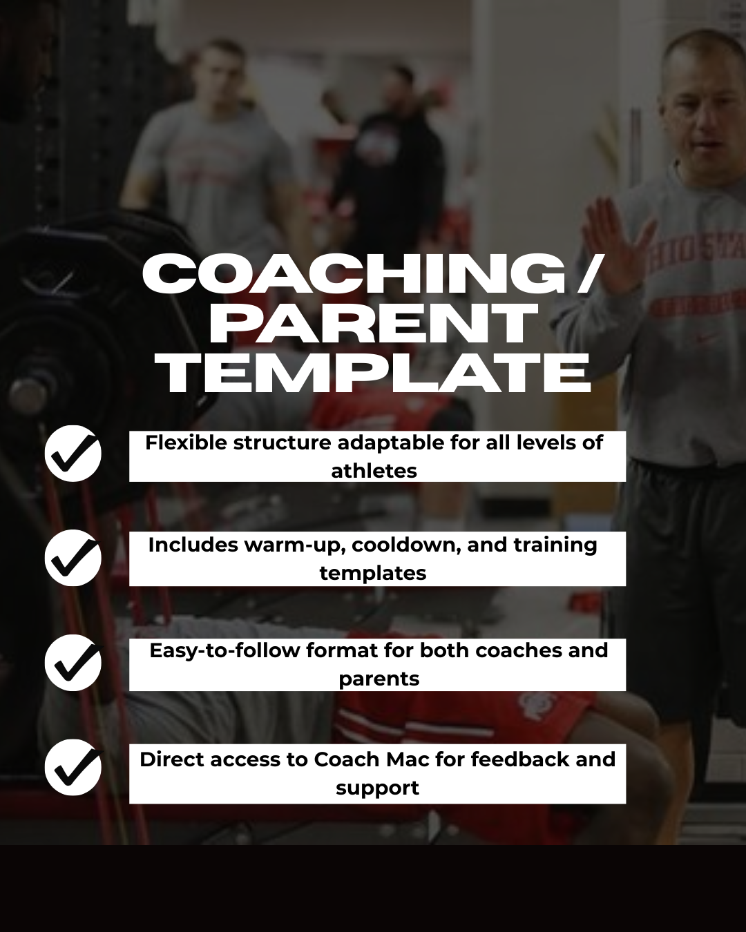 Coaching / Parent Template